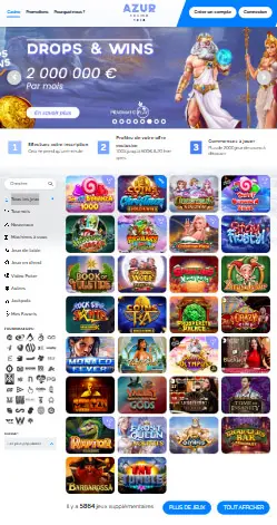 l'application et interface Jackpot Bob Casino