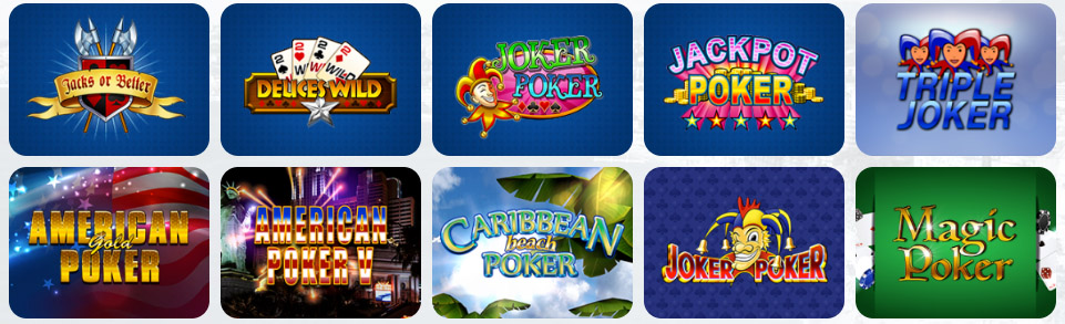 Video Poker JACKPOT BOB CASINO